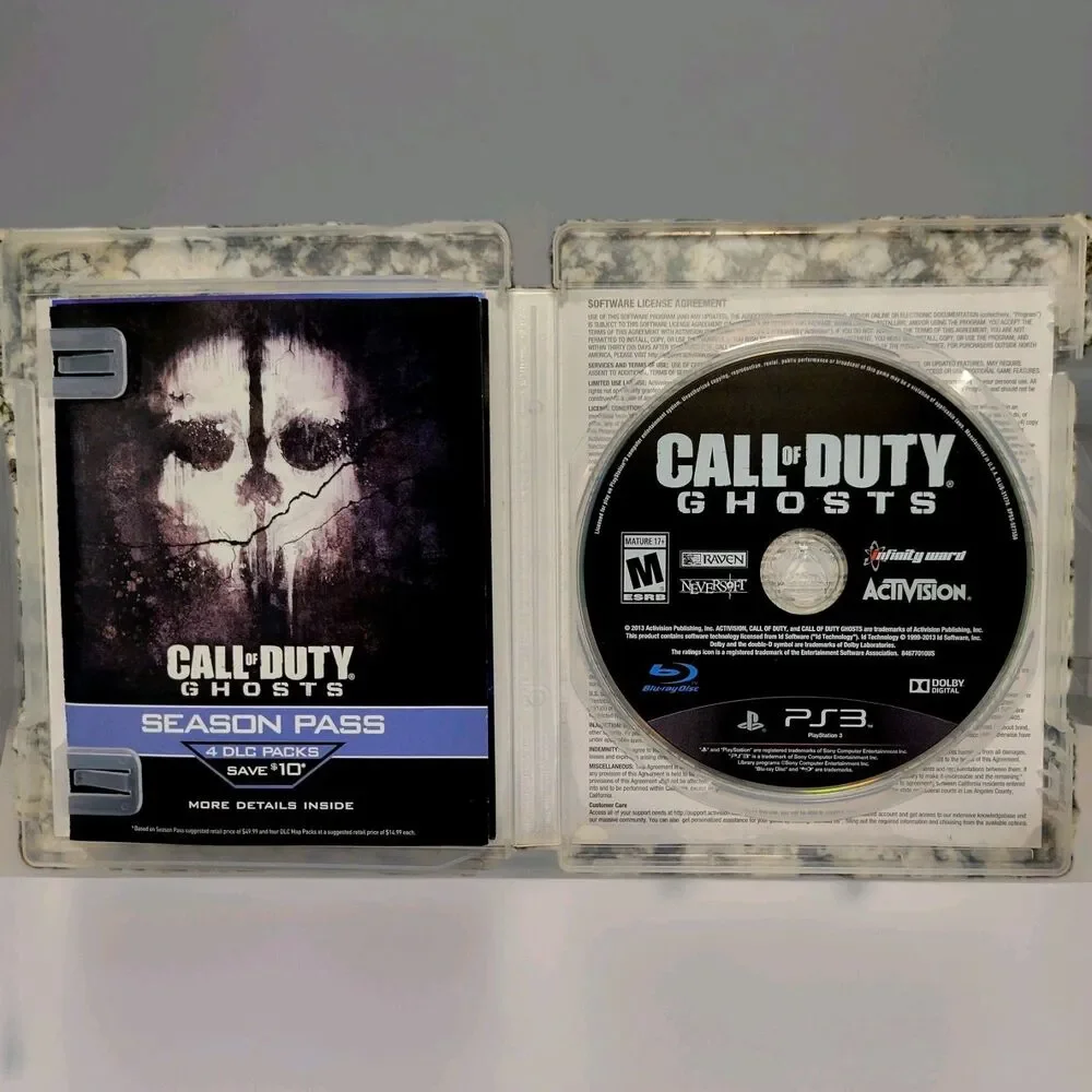 Call Of Duty:Ghosts (Sony PlayStation 3 PS3) Complete/Tested/Fast Next Day Ship